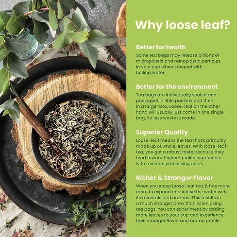Gardenika Organic Green Loose Leaf Tea with Tulsi, Cloves and Cinnamon – Kosher, No Natural or Artificial Flavors – 4 oz (Ginseng Green) in Kuwait
