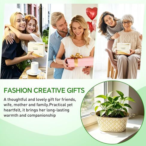 Citronella Candles Outdoor, Large Soy Wax Candle for Patio, 2 Packs 140 Hours Long Burn Lemongrass Citronella Scented Tin Candle for Home, Outdoor, Garden, Yard, Camping, Party, Terrace (3-Wick) in Kuwait