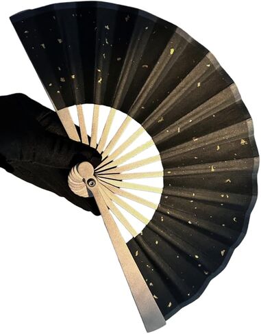 Titanium Folding Fan Kung Fu Fan Hand Held Folding Fan Portable Tai Chi Chinese Japanese Fan EDC for Men and Women 5.5" (White) in Kuwait