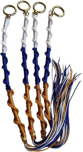 Tassels/Tzitzit knots/Blue and white fringes/Religious Accessories/Traditional Garments/Handcrafted/Israel fringe/Hebrew man’s appeal/wools tzitzit/Torah attire/Tzitzit (White, Blue and Gold) in Saudi Arabia
