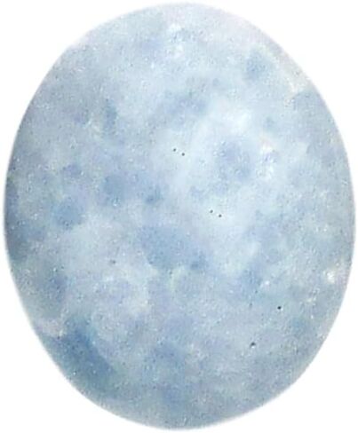 BicBugs Blue Calcite palm stone mineral Madagascar PACKAGED in Kuwait