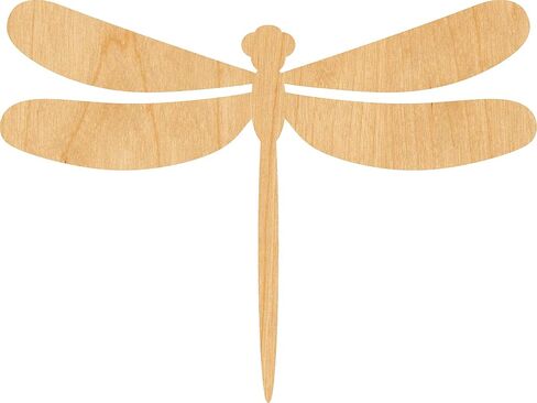Dragonfly Laser Cut Out Wood Shape Craft Supply - 2" in Saudi Arabia