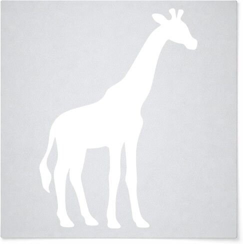 Giraffe 1 Reusable Mylar Stencil - Art Craft Supplies New Sizes (4") in Kuwait