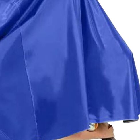 Motorcycle Poncho Oxford Cloth Raincoat for Cycling Riding Rainwear with Hat for Outdoor, Durable Portable Cape for Rider and Passenger (Blue) in Kuwait