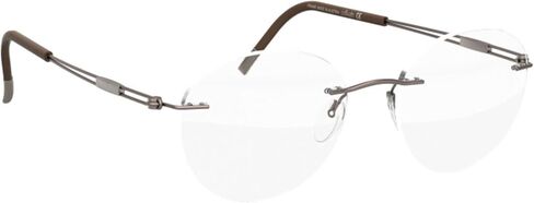 Silhouette Eyeglasses TNG 2018 Chassis Rimless 5521 6040 Coffee Brown in Kuwait