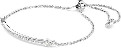 Swarovski Idyllia bracelet, Mixed cuts, Arrow, White, Rhodium plated in Saudi Arabia