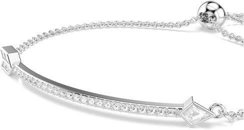 Swarovski Idyllia bracelet, Mixed cuts, Arrow, White, Rhodium plated in Saudi Arabia