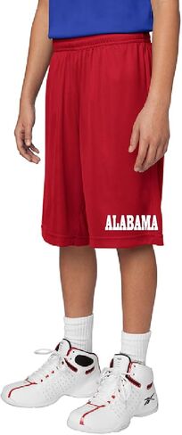 STUFF WITH ATTITUDE Alabama Polyester MESH Youth Gym Shorts in Kuwait