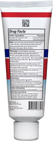 ALCOANE Max Strength Emergency Burn Gel with Antiseptic, 4% lidocainefast Pain Itch Relief for Minor Burns, sunburns, cuts, scrapes, First-Degree Burns, First aid Treatment Burn Care 8.5 Fl Oz in Saudi Arabia