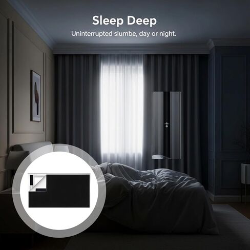 Blackout Curtains 59 x 118.1 in / 150 x 300 cm, DIY Cuttable Portable Blackout Window Cover Fabric with Silver Reflective Layer, No Drill Window Shades for Travel, Balcony, Bedroom in Kuwait
