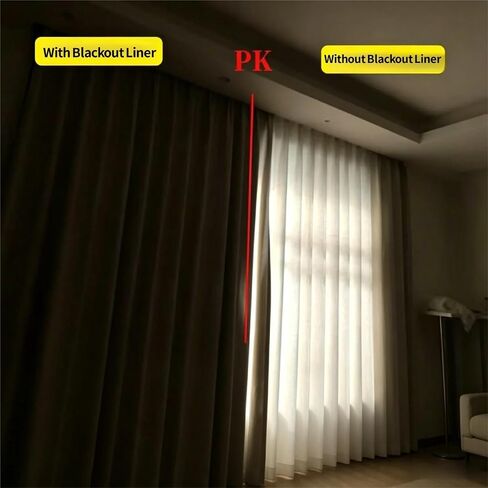 Thick Silver Blackout Curtain Liner, Water Resistant Curtain，Thermal Insulated Window Shade Drapery Panel, Heavy Duty Blackout Fabric Curtain for Bedroom Living Room(C-Ring Top Style,L66"хW78") in Saudi Arabia