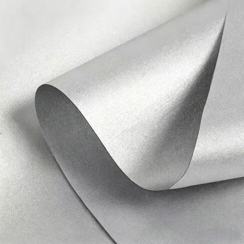 Thick Silver Blackout Curtain Liner, Water Resistant Curtain，Thermal Insulated Window Shade Drapery Panel, Heavy Duty Blackout Fabric Curtain for Bedroom Living Room(Grommet Top Style,L66"хW110") in Saudi Arabia