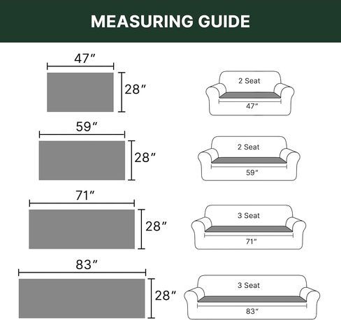 H.VERSAILTEX Chenille Couch Cover for Dogs Washable Soft Chair Armchair Covers Sectional Sofa Cover Non-Slip Thick Couch Furniture Protector Dog Pet Bed Covers(Gray, 28" x 47") in Kuwait