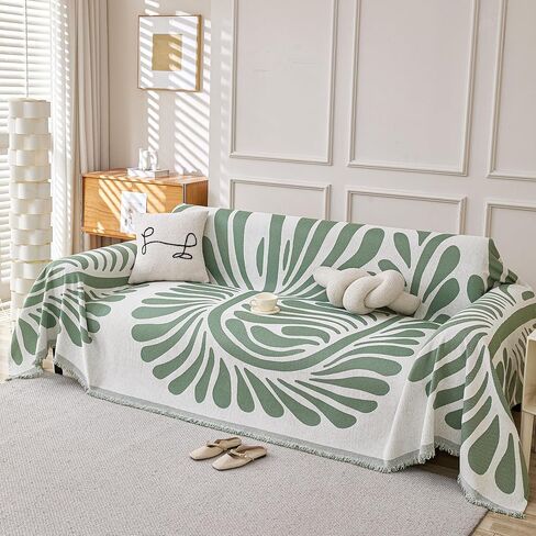 Armchair Couch Cover for Dogs 1 Cushion, Washable Recliner Covers Sofa Protector, Oversized Single Chair Cover, Accent Chair Couch Slipcovers, Pet Couch Cover Blanket,Floral Coffee, 71"x91" in Kuwait