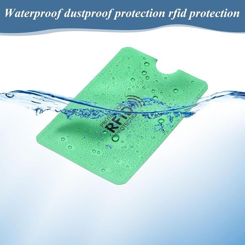 24 PCS RFID Blocking Sleeves for Credit Cards & Passports, 4 Passport Holders & 20pcs Credit Card Protector Sleeves for Travel, Protect Your Credits, Debit, and ID Cards in Kuwait