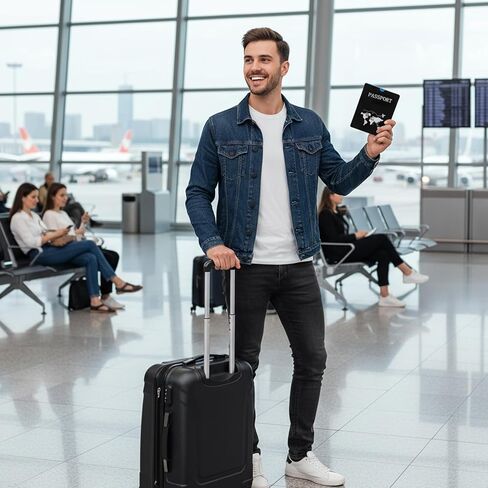 24 PCS RFID Blocking Sleeves for Credit Cards & Passports, 4 Passport Holders & 20pcs Credit Card Protector Sleeves for Travel, Protect Your Credits, Debit, and ID Cards in Kuwait