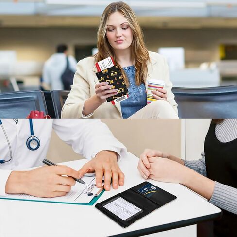 linqin Cute Construction Machinery for Kids Passport and Vaccine Card Holder Combo Leather Passport Case 4x3 CDC Vaccination Card Protector/Covers Waterproof Wallet for Travel in Saudi Arabia