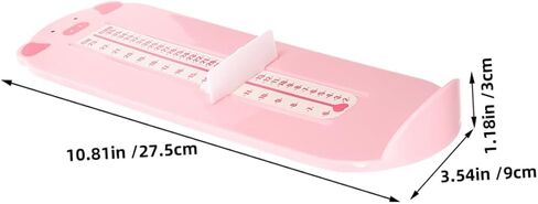2pcs Foot Measuring Device with Shoe Size Ruler for 0-8 Years Accurate Foot Length Gauge Tool for Home Shoe Measurement in Kuwait