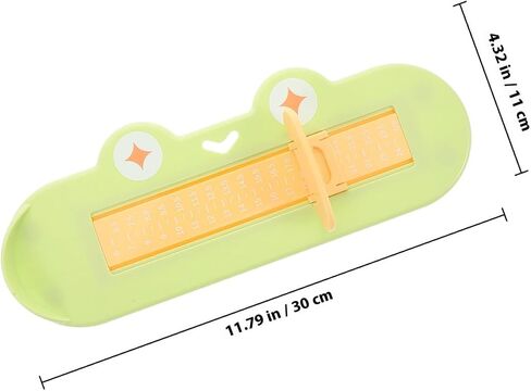 Shoe Measuring Device and Foot Sizer Tool, Green Foot Length Measurer, Universal Shoe Measurement Tool for Home Use in Kuwait