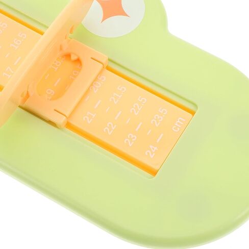 Shoe Measuring Device and Foot Sizer Tool, Green Foot Length Measurer, Universal Shoe Measurement Tool for Home Use in Kuwait