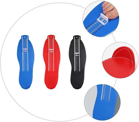 Yardwe 3pcs Foot Measure Tool and Foot Length Gauge Set for Adults with Lightweight Sturdy Design Practical Shoe Size Measurement Device for Accurate Fit in Kuwait