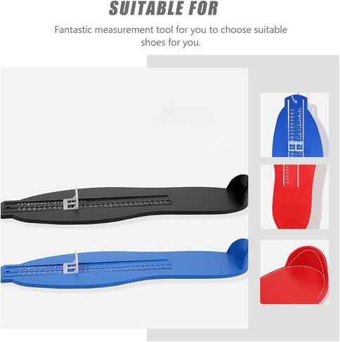 Yardwe 3pcs Foot Measure Tool and Foot Length Gauge Set for Adults with Lightweight Sturdy Design Practical Shoe Size Measurement Device for Accurate Fit in Kuwait