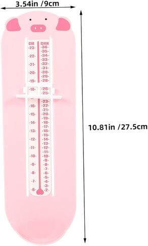 SHERCHPRY 2pcs Foot Measuring Device for 0-8 Years, Shoe Size Measuring Ruler Gauge, Foot Length Tool for Home Shoe Shopping in Kuwait