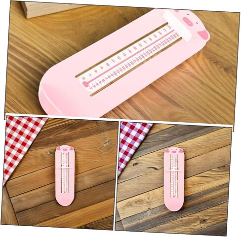 SHERCHPRY 2pcs Foot Measuring Device for 0-8 Years, Shoe Size Measuring Ruler Gauge, Foot Length Tool for Home Shoe Shopping in Kuwait