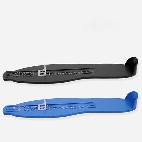 KALLORY 3pcs Adult and Foot Length Gauge Set Non-Slip Shoe Size Measurement Device with Foot Ruler for Accurate Sizing in Red Black and Blue in Kuwait