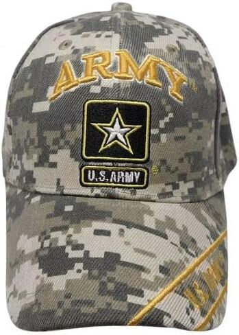 Trade Winds U.S. Army Veteran Hat Army Strong Military Officially Licensed ACU CAMO Cap in Kuwait
