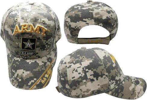 Trade Winds U.S. Army Veteran Hat Army Strong Military Officially Licensed ACU CAMO Cap in Kuwait