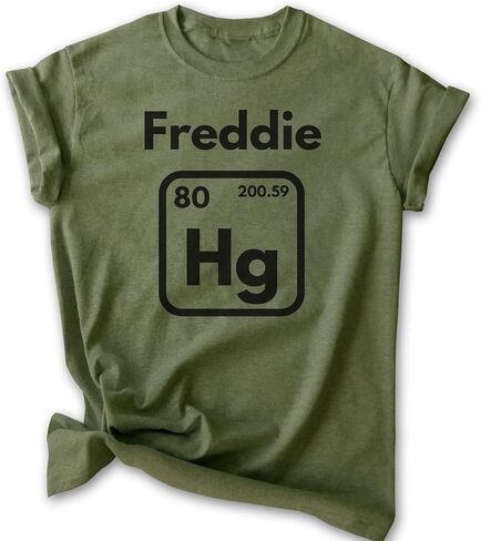 EVERTREE CLOTHING Freddie Hg Unisex Women's Men's Shirt, Science Music Rock 'n Roll T-Shirt in Saudi Arabia