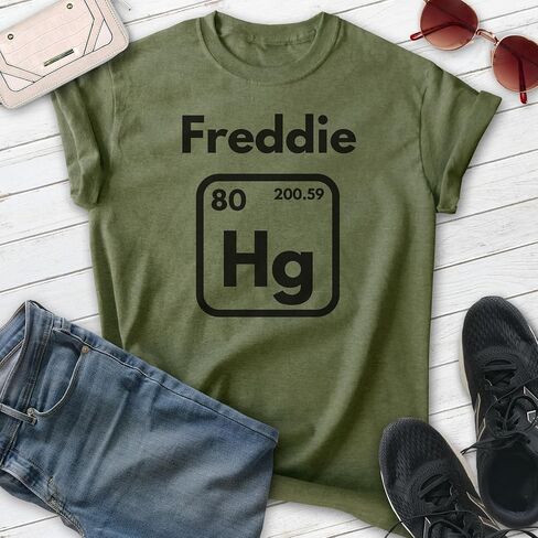 EVERTREE CLOTHING Freddie Hg Unisex Women's Men's Shirt, Science Music Rock 'n Roll T-Shirt in Saudi Arabia