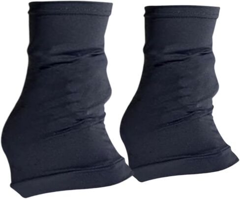 Qianly 2 Pieces Figure Skating Leg Warmers Decoration over The Boot for Yoga Ballet in Saudi Arabia