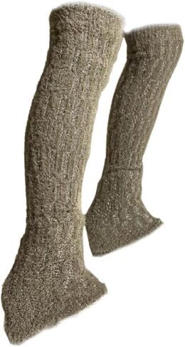 Figure Skating Leg Warmers Long Leg Warmers for Winter Sports Training in Saudi Arabia