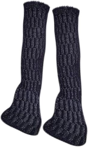 2Pcs Figure Skating Leg Warmers, Boot Socks, Knitting Protectors Sleeves for Training Ballet Dance Yoga in Saudi Arabia