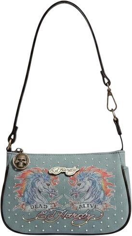 ED HARDY Women's Wristlet with Versatile Strap | Convertible Strap in Kuwait