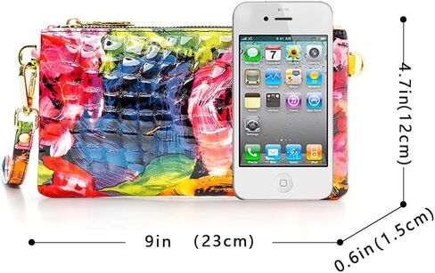 Genuine Leather Wristlet Purses for Women, Envelope Clutch Wallet Small Crossbody Bags for Dressy Evening in Saudi Arabia
