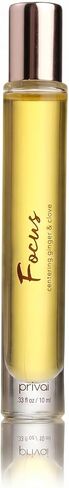 PRIVAI Ginger & Clove Essential Oil Roller Mini - 10 ML, Focus Aromatherapy - Refreshing Travel Size Roll-On with Jojoba Oil - Cooling Wellness Blend for Everyday Self Care in Saudi Arabia