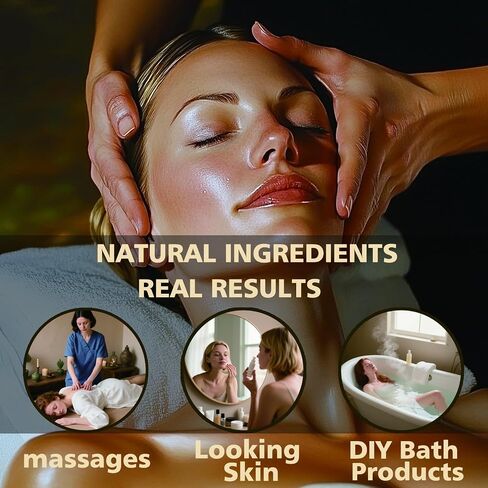 زيت الورد العطري، زيت الورد للعناية بالبشرة، التدليك، الناشر، المرطب، صابون DIY، شمعة، حمام، يوجا، هدية جاهزة، زيت عطر الورد - زيوت MLYNKL العطرية (4.33 أونصة سائلة / 130 مل) in Kuwait