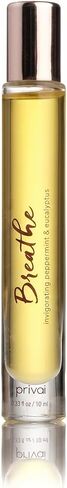 PRIVAI Peppermint & Eucalyptus Essential Oil Roller - 10 ML - Breathe, Refreshing Aromatherapy - Refreshing Travel Size - Roll-On with Jojoba Oil – Invigorating Wellness Blend for Everyday Self Care in Saudi Arabia