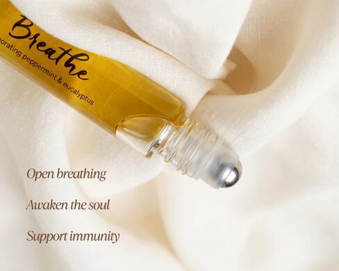 PRIVAI Peppermint & Eucalyptus Essential Oil Roller - 10 ML - Breathe, Refreshing Aromatherapy - Refreshing Travel Size - Roll-On with Jojoba Oil – Invigorating Wellness Blend for Everyday Self Care in Saudi Arabia