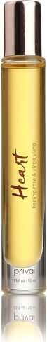 PRIVAI Rose & Ylang Ylang Essential Oil Roll-On – 10 ML, Heart Floral Aromatherapy with Jojoba Oil – Comforting Wellness Blend for Relaxation & Mindfulness in Saudi Arabia