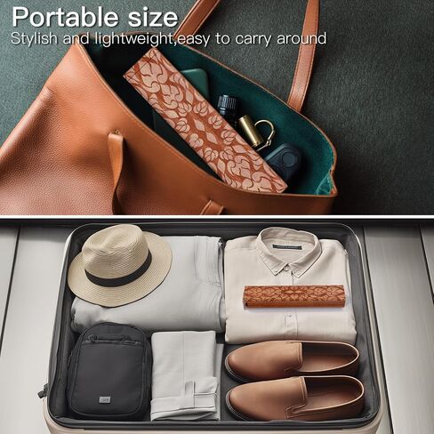 Wooden 7 Day Pill Organizer, Daily Once-a-Day Pill Box, Portable Travel Pill Case with Medium Compartments, Arthritis Friendly for Weekly Medication & Vitamin Tracking (Sapele-STD) in Saudi Arabia