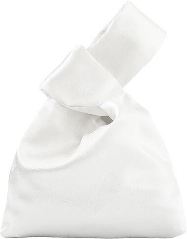 Small Satin Japanese Knot Bag for Women Elegant Evening Clutch Wrist Bag Wristlet Purse in Kuwait