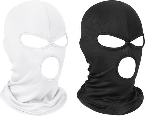 Pukavt 3 Hole Balaclava Ski Mask for Men Women, Thin Full Face Mask for Motorcycle Bike Hunting Cycling Skiing Cap in Saudi Arabia