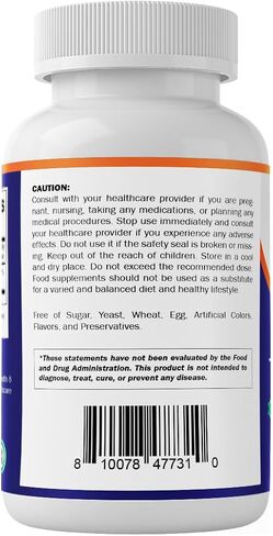 Vitamatic Choline Bitartrate 800 mg – 180 Vegetable Capsules – Non-GMO, Gluten Free – Made in USA in Kuwait