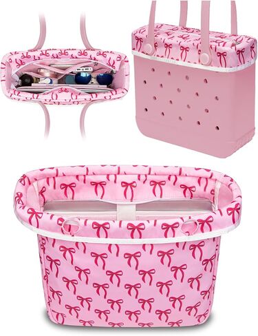 Nyton Organizer Insert Only Compatible with Bogg Bag Original Medium, Beach Bag Organizer with Zipper Lid (Leopard, Medium) in Saudi Arabia