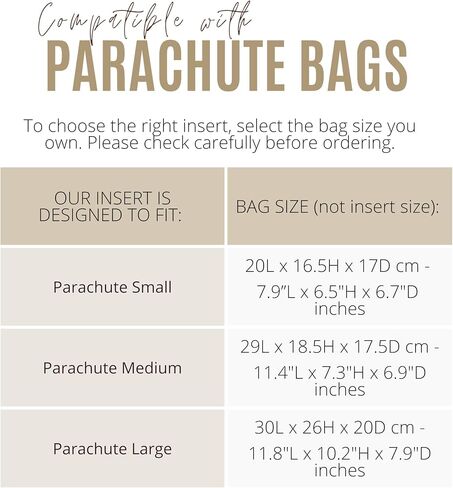 Divitize Luxe Silk Purse Organizer compatible with Bottega Veneta Parachute Bag Insert — Perfect Fit, Full Coverage 1:1 Shape, +24 Colors, Premium Quality (Brown, for Parachute Medium) in Kuwait