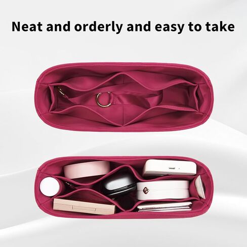 Silk Organizer for Chanel CF 17/20/23/25/30/33 Luxury Silky Smooth Tote Premium Handbag Insert Divider, Bag Shaper in Kuwait